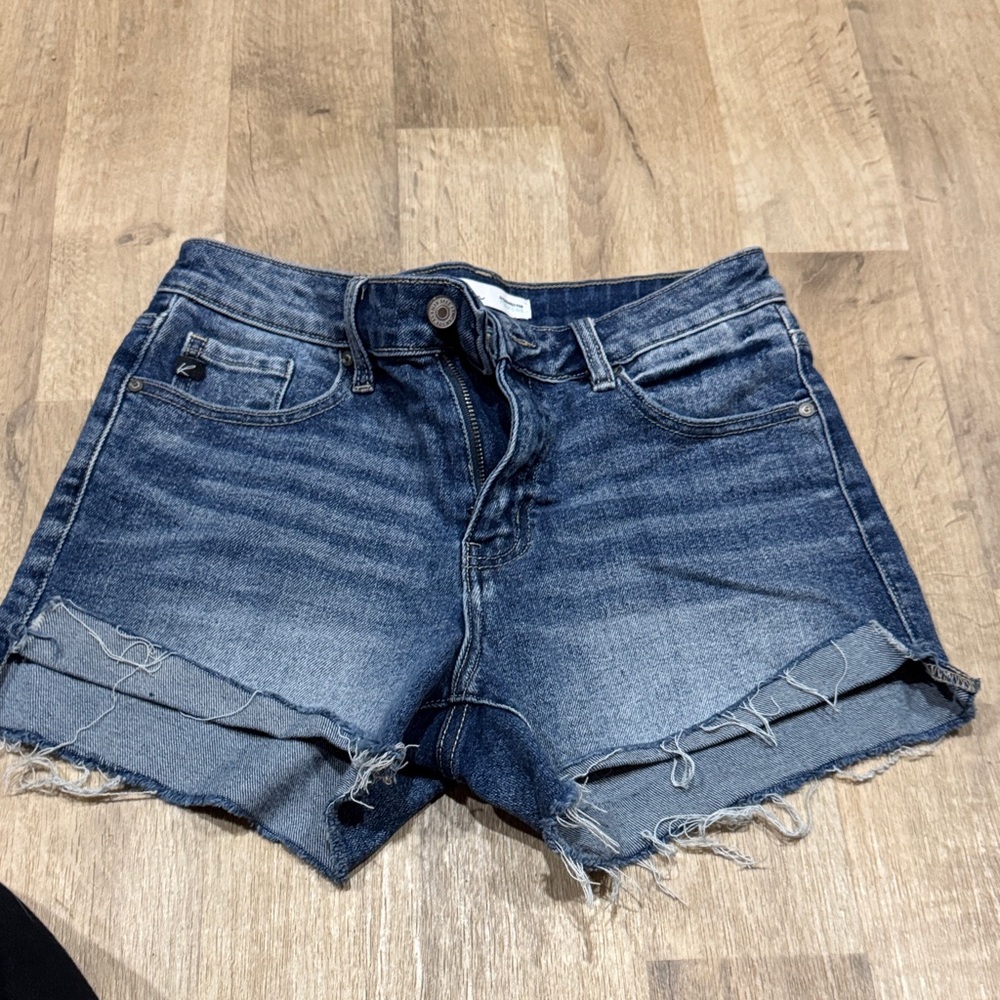 KanCan Dark Blue Jean Shorts